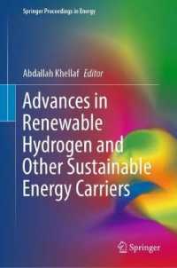 Advances in Renewable Hydrogen and Other Sustainable Energy Carriers (Springer Proceedings in Energy)