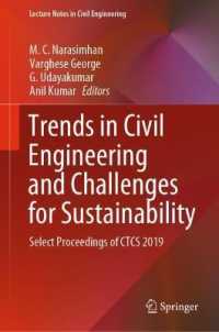 Trends in Civil Engineering and Challenges for Sustainability : Select Proceedings of CTCS 2019 (Lecture Notes in Civil Engineering)