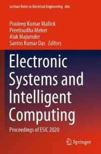 Electronic Systems and Intelligent Computing : Proceedings of ESIC 2020 (Lecture Notes in Electrical Engineering)