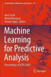 Machine Learning for Predictive Analysis : Proceedings of ICTIS 2020 (Lecture Notes in Networks and Systems)