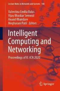 Intelligent Computing and Networking : Proceedings of IC-ICN 2020 (Lecture Notes in Networks and Systems)