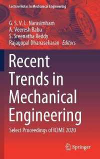 Recent Trends in Mechanical Engineering : Select Proceedings of ICIME 2020 (Lecture Notes in Mechanical Engineering)
