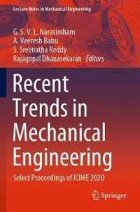 Recent Trends in Mechanical Engineering : Select Proceedings of ICIME 2020 (Lecture Notes in Mechanical Engineering)