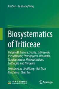 Biosystematics of Triticeae : Volume II. Genera: Secale, Tritiosecale, Pseudosecale, Eremopyrum, Henrardia, Taeniantherum, Heteranthelium, Crithopsis, and Hordeum