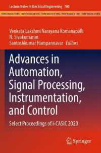 Advances in Automation, Signal Processing, Instrumentation, and Control : Select Proceedings of i-CASIC 2020 (Lecture Notes in Electrical Engineering)