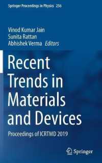 Recent Trends in Materials and Devices : Proceedings of ICRTMD 2019 (Springer Proceedings in Physics)