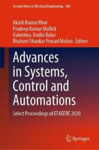 Advances in Systems, Control and Automations : Select Proceedings of ETAEERE 2020 (Lecture Notes in Electrical Engineering)