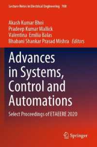 Advances in Systems, Control and Automations : Select Proceedings of ETAEERE 2020 (Lecture Notes in Electrical Engineering)