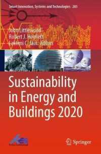 Sustainability in Energy and Buildings 2020 (Smart Innovation, Systems and Technologies)