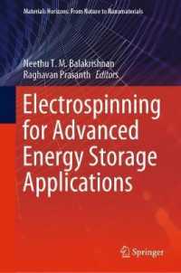 Electrospinning for Advanced Energy Storage Applications (Materials Horizons: from Nature to Nanomaterials)