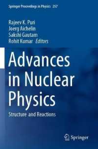 Advances in Nuclear Physics : Structure and Reactions (Springer Proceedings in Physics)