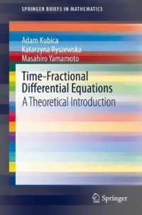Time-Fractional Differential Equations : A Theoretical Introduction (Springerbriefs in Mathematics)
