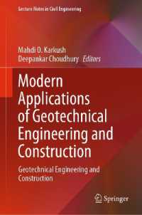 Modern Applications of Geotechnical Engineering and Construction : Geotechnical Engineering and Construction (Lecture Notes in Civil Engineering)