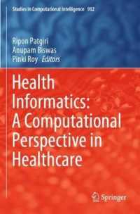 Health Informatics: a Computational Perspective in Healthcare (Studies in Computational Intelligence)