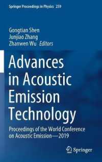 Advances in Acoustic Emission Technology : Proceedings of the World Conference on Acoustic Emission—2019 (Springer Proceedings in Physics)