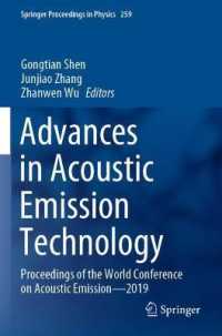 Advances in Acoustic Emission Technology : Proceedings of the World Conference on Acoustic Emission—2019 (Springer Proceedings in Physics)