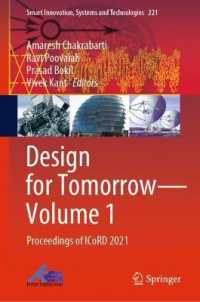 Design for Tomorrow—Volume 1 : Proceedings of ICoRD 2021 (Smart Innovation, Systems and Technologies)