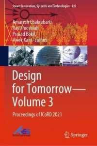 Design for Tomorrow—Volume 3 : Proceedings of ICoRD 2021 (Smart Innovation, Systems and Technologies)