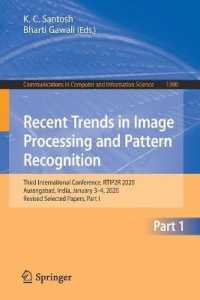 Recent Trends in Image Processing and Pattern Recognition : Third International Conference, RTIP2R 2020, Aurangabad, India, January 3-4, 2020, Revised Selected Papers, Part I (Communications in Computer and Information Science)