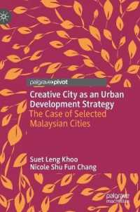 Creative City as an Urban Development Strategy : The Case of Selected Malaysian Cities