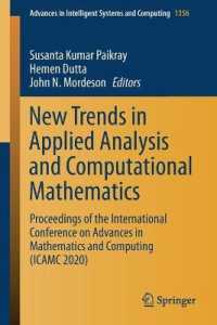 New Trends in Applied Analysis and Computational Mathematics : Proceedings of the International Conference on Advances in Mathematics and Computing (ICAMC 2020) (Advances in Intelligent Systems and Computing)