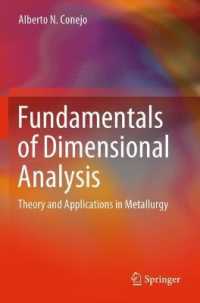 Fundamentals of Dimensional Analysis : Theory and Applications in Metallurgy