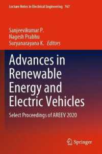 Advances in Renewable Energy and Electric Vehicles : Select Proceedings of AREEV 2020