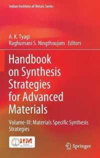 Handbook on Synthesis Strategies for Advanced Materials : Volume-III: Materials Specific Synthesis Strategies (Indian Institute of Metals Series)