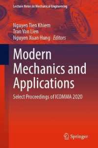 Modern Mechanics and Applications : Select Proceedings of ICOMMA 2020 (Lecture Notes in Mechanical Engineering)