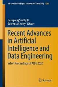 Recent Advances in Artificial Intelligence and Data Engineering : Select Proceedings of AIDE 2020 (Advances in Intelligent Systems and Computing)