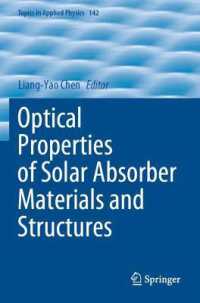 Optical Properties of Solar Absorber Materials and Structures (Topics in Applied Physics)