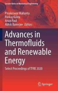 Advances in Thermofluids and Renewable Energy : Select Proceedings of TFRE 2020 (Lecture Notes in Mechanical Engineering)