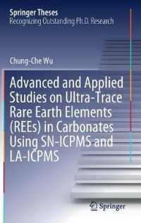 Advanced and Applied Studies on Ultra-Trace Rare Earth Elements (REEs) in Carbonates Using SN-ICPMS and LA-ICPMS (Springer Theses) （2021）