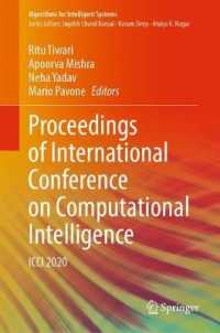Proceedings of International Conference on Computational Intelligence : ICCI 2020 (Algorithms for Intelligent Systems)