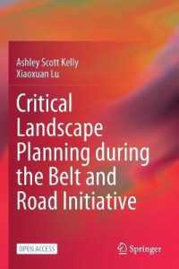 Critical Landscape Planning during the Belt and Road Initiative