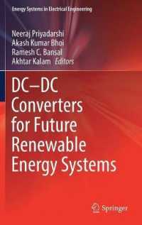 DC—DC Converters for Future Renewable Energy Systems (Energy Systems in Electrical Engineering) （2022）