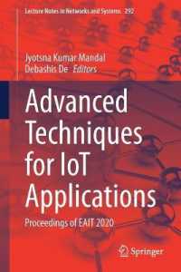 Advanced Techniques for IoT Applications : Proceedings of EAIT 2020 (Lecture Notes in Networks and Systems)