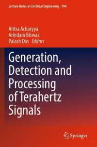 Generation, Detection and Processing of Terahertz Signals (Lecture Notes in Electrical Engineering)