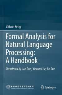 Formal Analysis for Natural Language Processing: a Handbook