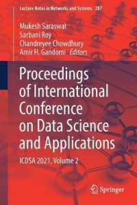 Proceedings of International Conference on Data Science and Applications : ICDSA 2021, Volume 2 (Lecture Notes in Networks and Systems)