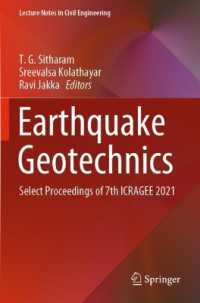 Earthquake Geotechnics : Select Proceedings of 7th ICRAGEE 2021 (Lecture Notes in Civil Engineering)