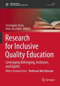 Research for Inclusive Quality Education : Leveraging Belonging, Inclusion, and Equity (Sustainable Development Goals Series)