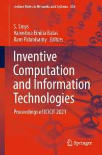 Inventive Computation and Information Technologies : Proceedings of ICICIT 2021 (Lecture Notes in Networks and Systems)