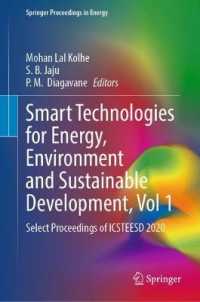 Smart Technologies for Energy, Environment and Sustainable Development, Vol 1 : Select Proceedings of ICSTEESD 2020 (Springer Proceedings in Energy)