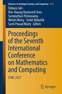 Proceedings of the Seventh International Conference on Mathematics and Computing : ICMC 2021 (Advances in Intelligent Systems and Computing)