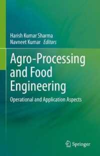 Agro-Processing and Food Engineering : Operational and Application Aspects