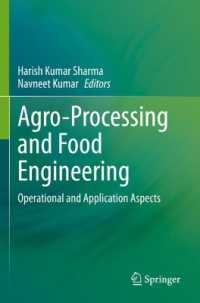 Agro-Processing and Food Engineering : Operational and Application Aspects