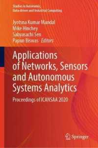 Applications of Networks, Sensors and Autonomous Systems Analytics : Proceedings of ICANSAA 2020 (Studies in Autonomic, Data-driven and Industrial Computing)
