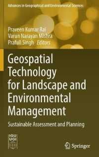 Geospatial Technology for Landscape and Environmental Management : Sustainable Assessment and Planning (Advances in Geographical and Environmental Sciences)