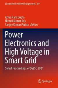 Power Electronics and High Voltage in Smart Grid : Select Proceedings of SGESC 2021 (Lecture Notes in Electrical Engineering)